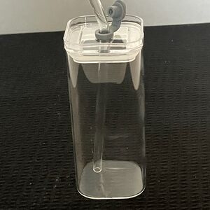 Clear Plastic Storage Container with Lid